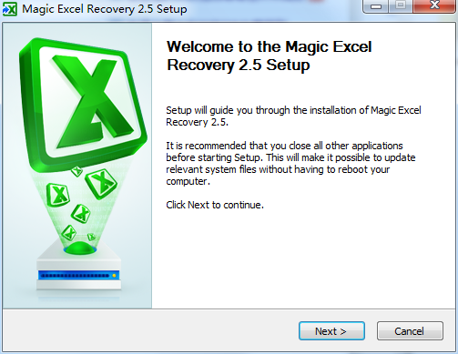 Excel文件恢复软件(Magic Excel Recovery)截图