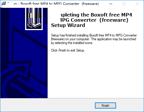 Boxoft Free MP4 to MPG Converter截图