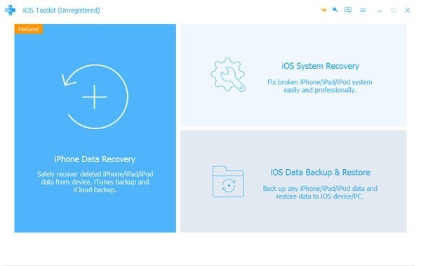 Apeaksoft iPhone Data Recovery截图