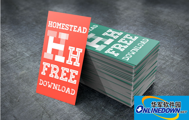 Homestead系列六款英文字体截图