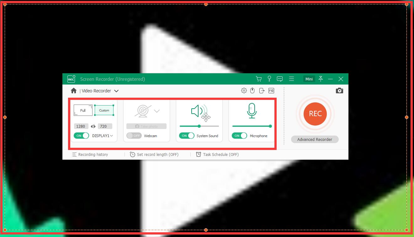 Apeaksoft Screen Recorder截图