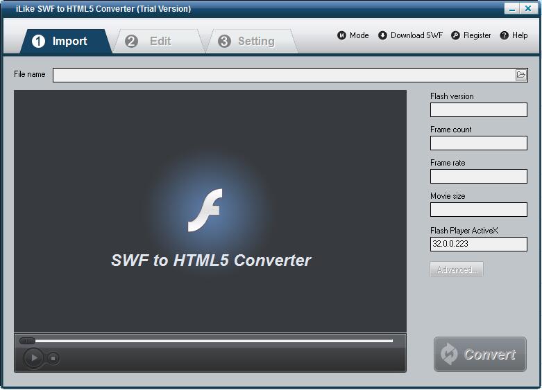 iLike SWF to HTML5 Converter截图