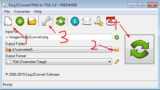 Easy2Convert TGA to PNG截图