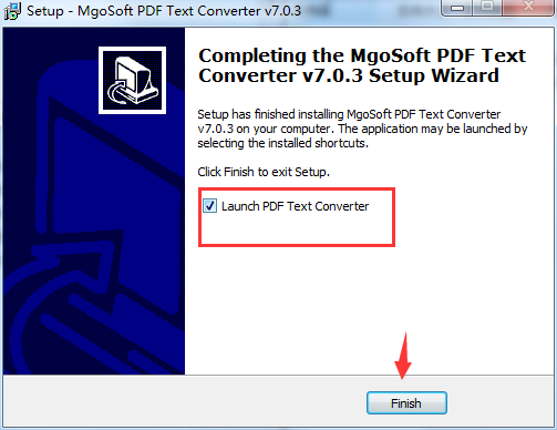 Mgosoft PDF Text Converter截图