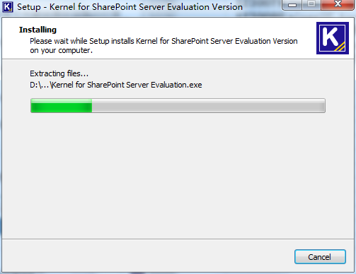 Kernel for SharePoint Server Recovery截图