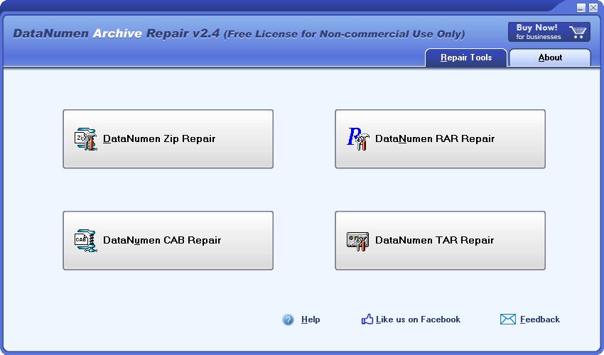 DataNumen Archive Repair截图