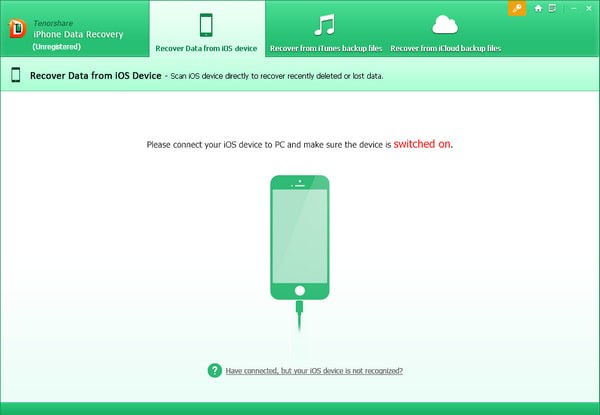 Tenorshare iPhone Data Recovery截图