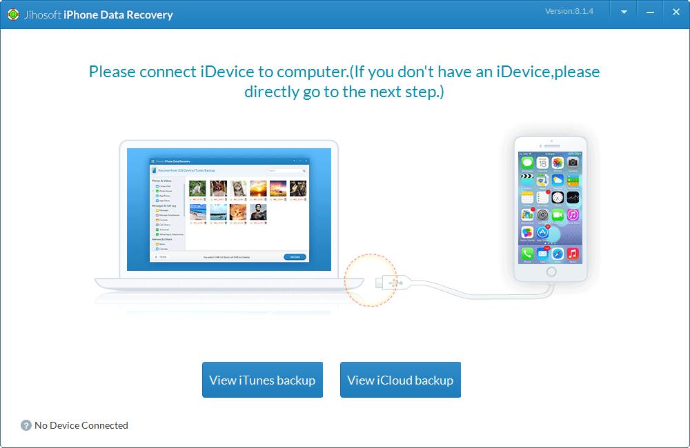 Jihosoft iPhone Data Recovery截图