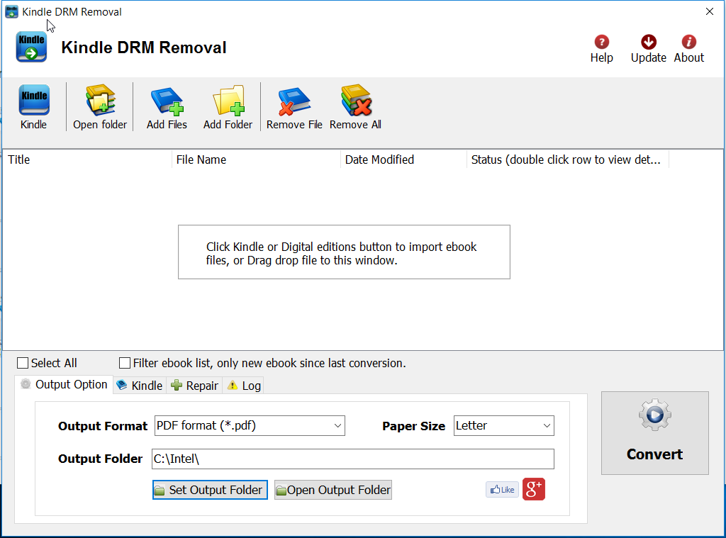 Kindle DRM Removal截图