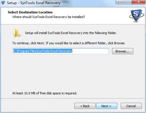 SysTools Excel Recovery截图