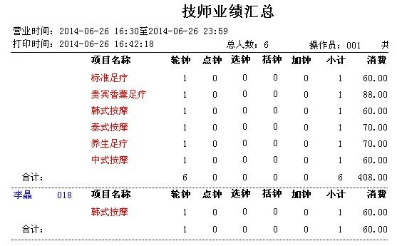 腾云洗浴足浴管理系统截图