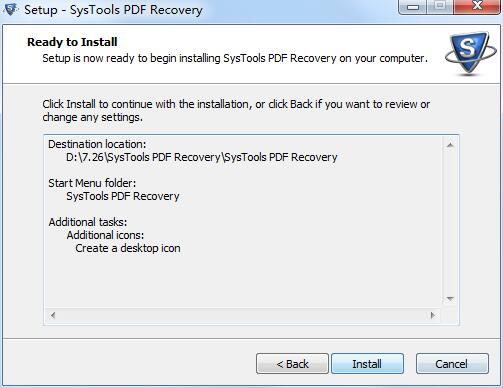 SysTools PDF Recovery截图