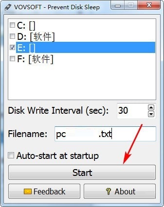 Prevent Disk Sleep截图