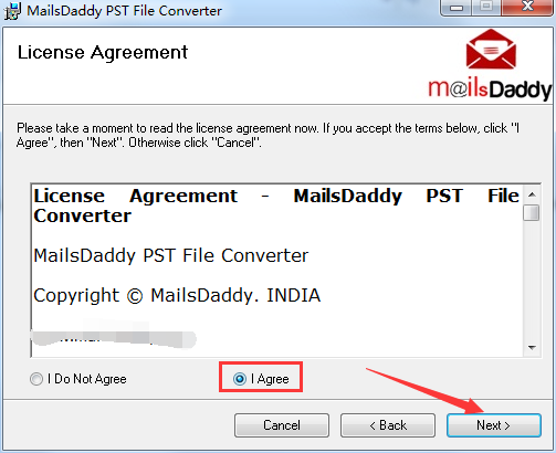 MailsDaddy PST File Converter截图