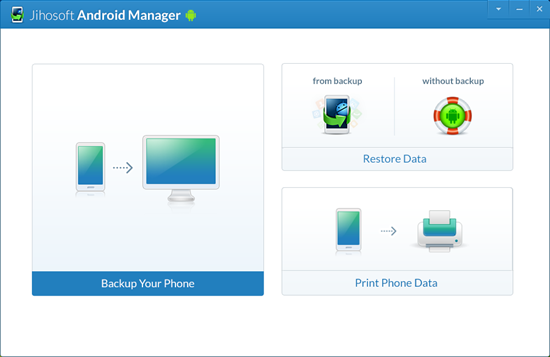 Jihosoft Android Manager截图