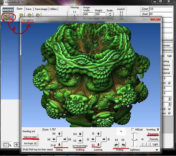 Mandelbulber截图