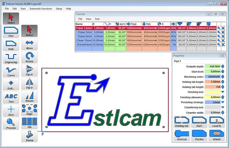 Estlcam截图