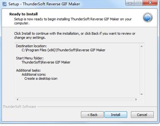 ThunderSoft Reverse GIF Maker截图