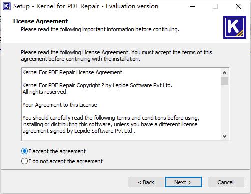 Kernel for PDF Repair截图