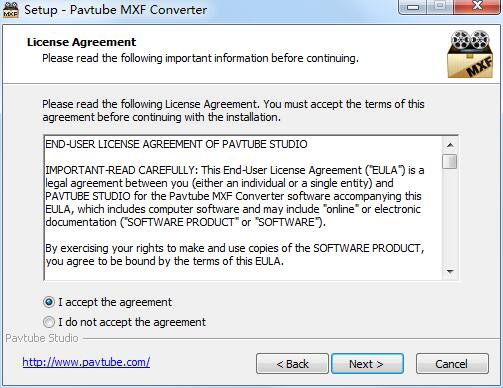 Pavtube MXF Converter截图