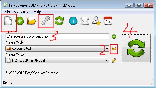 Easy2Convert BMP to PCX截图