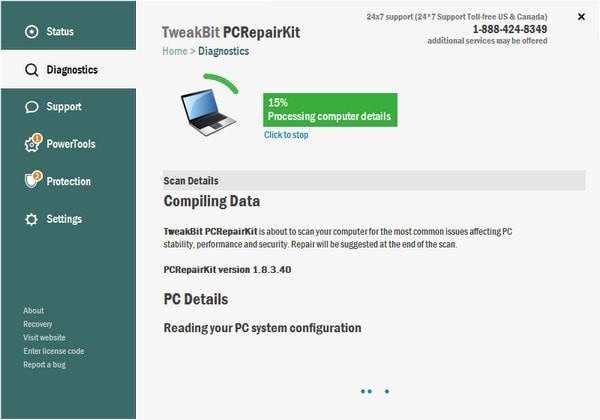 TweakBit PCRepairKit截图