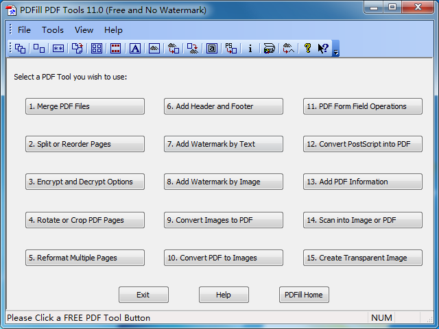 PDFill PDF Tools截图