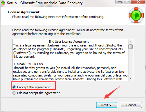 Gihosoft Free Android Data Recovery截图