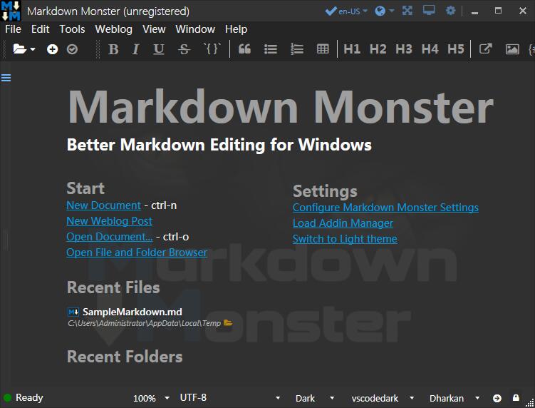 Markdown Monster截图