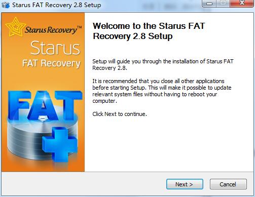 Starus FAT Recovery截图