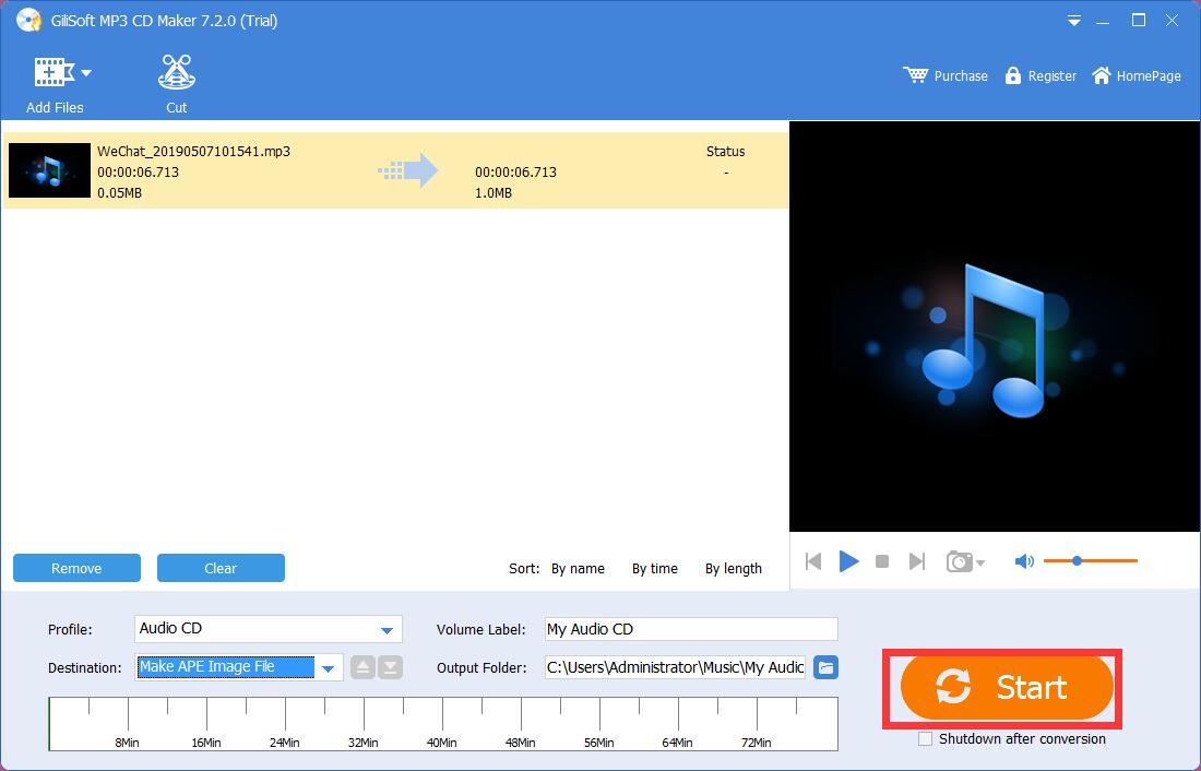 Gilisoft MP3 CD Maker截图