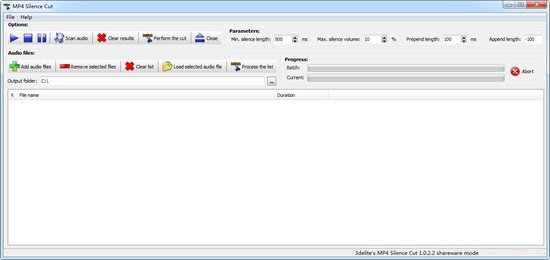 3delite MP4 Silence Cut截图