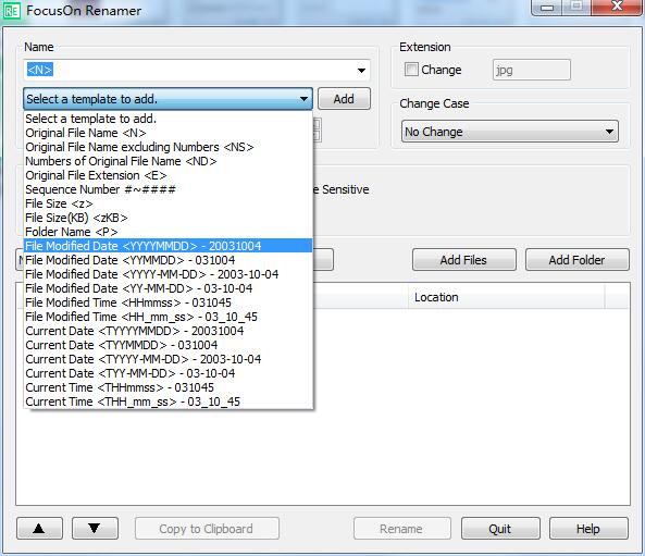 FocusOn Renamer截图