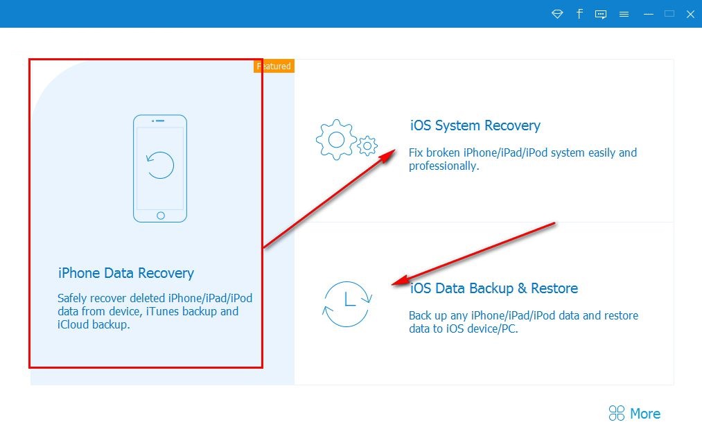 AnyMP4 iPhone Data Recovery截图