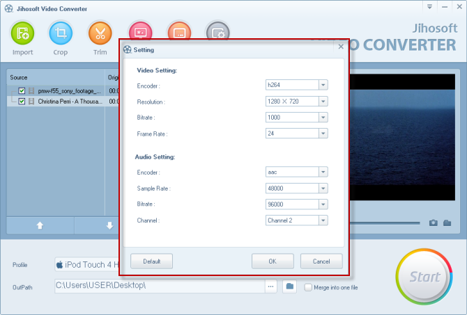 Jihosoft Video Converter截图