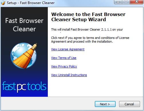 Fast Browser Cleaner截图