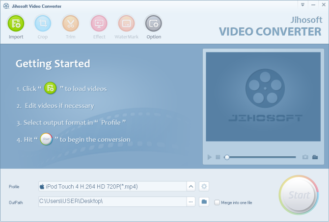 Jihosoft Video Converter截图