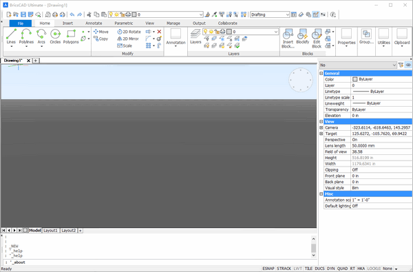 Bricsys BricsCAD Platinum截图