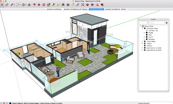 SketchUp Pro 2018截图