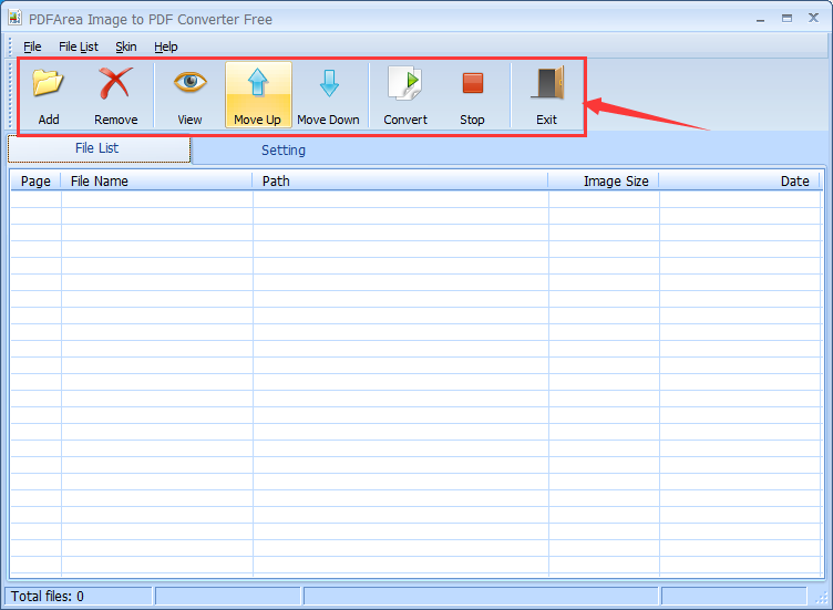 PDFArea Image to PDF Converter截图