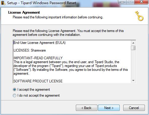 Tipard Windows Password Reset截图