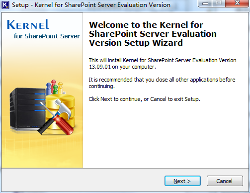 Kernel for SharePoint Server Recovery截图