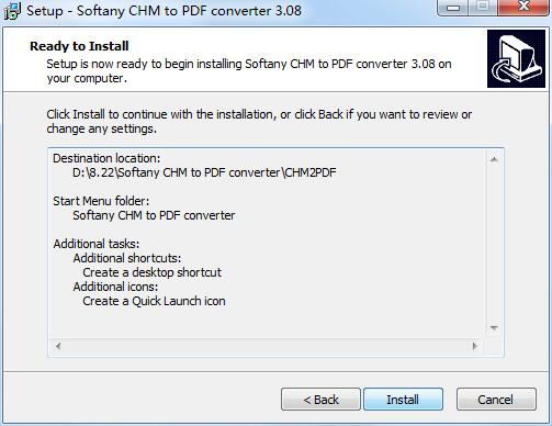 Softany CHM to PDF Converter截图