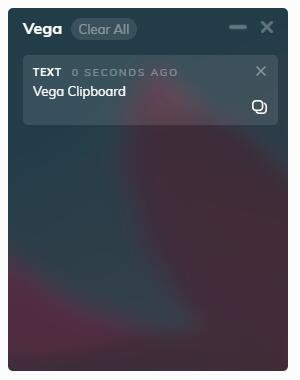 Vega Clipboard截图