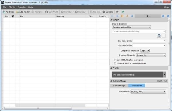 Pazera Free MP4 Video Converter截图