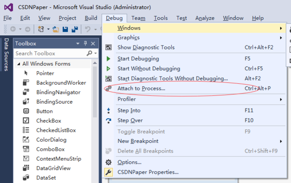 Visual Studio 2015截图