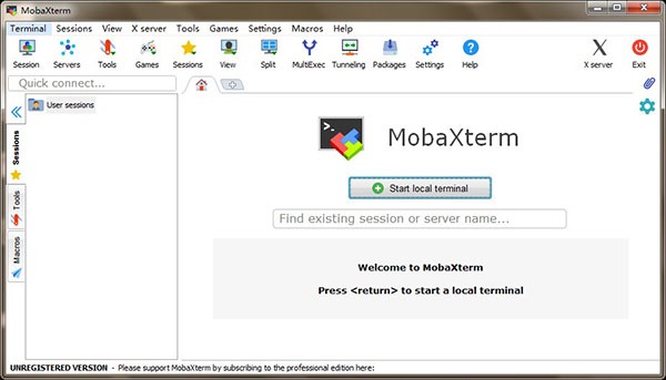 MobaXterm截图