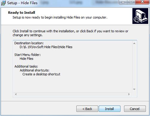 VovSoft Hide Files截图