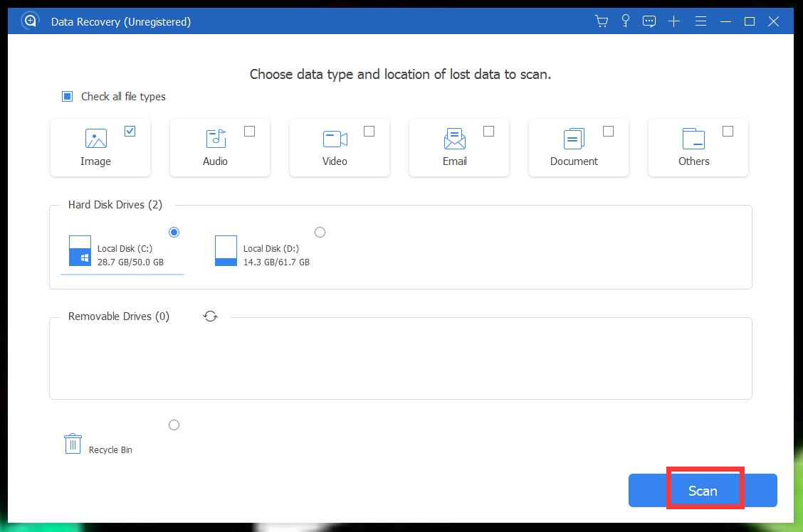 Apeaksoft Data Recovery截图