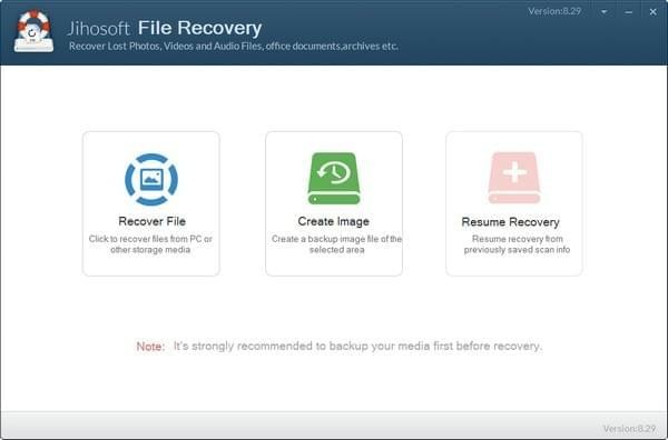 Jihosoft File Recovery截图